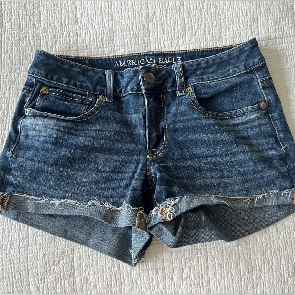 American Eagle AEO Shortie Denim Shorts